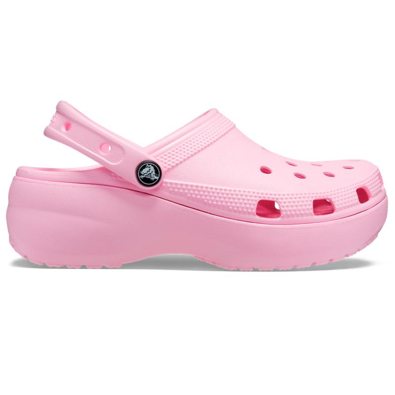 Crocs Classic Platform Clog Sandals Women's 4.1cm Pink