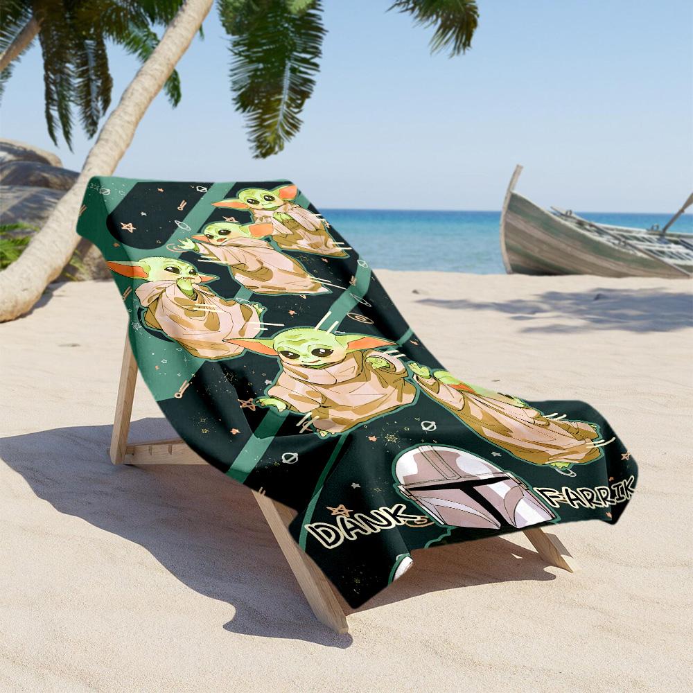 Star Wars Beach Towel Quick-Dry Soft Microfiber Comfortable Lightweight