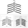 Modern Minimalist Multi Layer Clothes Hanger With Anti Slip Design For Laundry Room