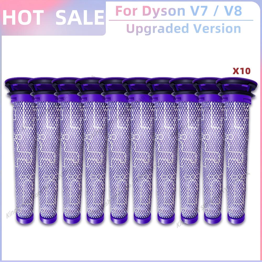 Совместимые запчасти и аксессуары для замены фильтров Dyson V7 V8 (передний и задний, моющиеся)