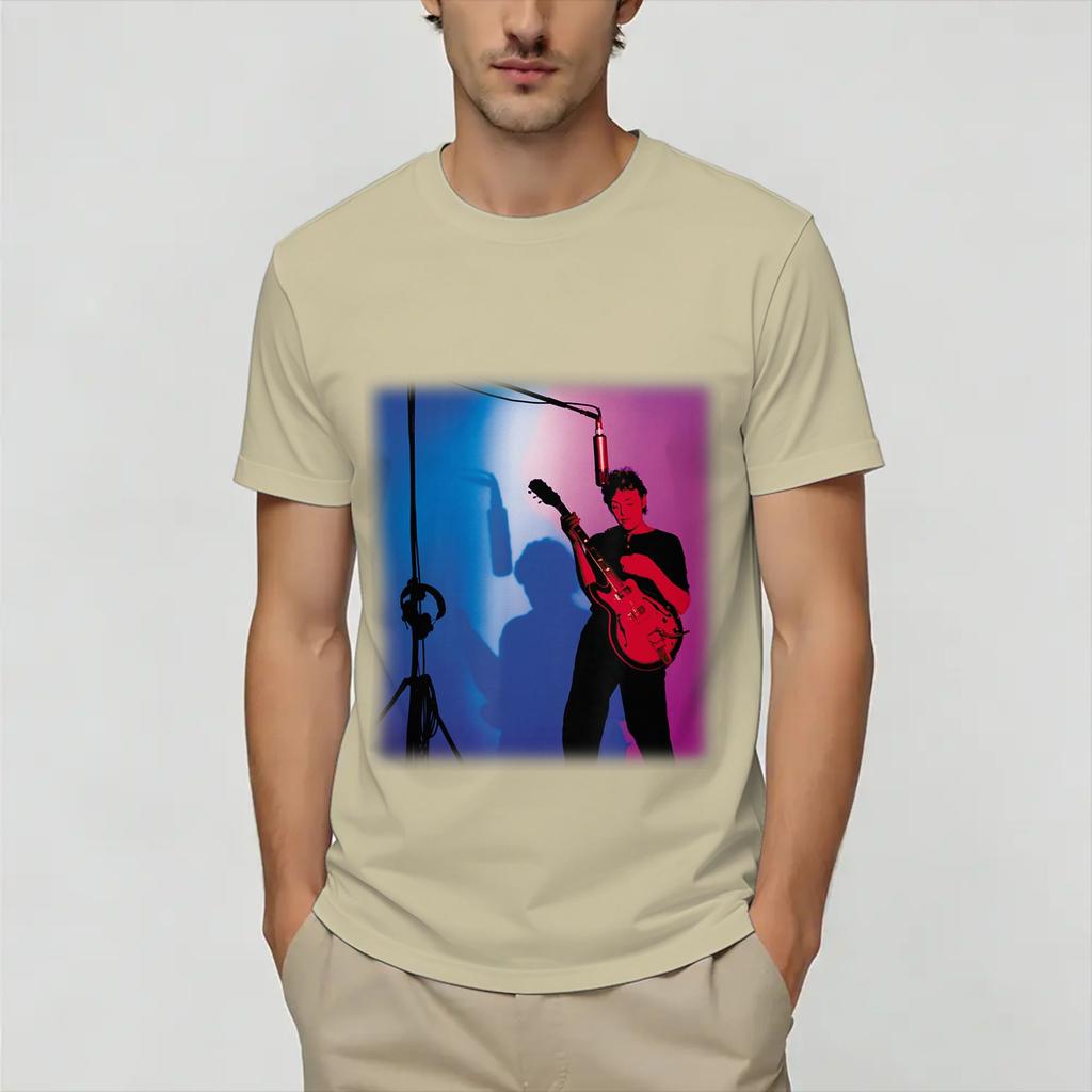 Vintage Paul McCartneys TShirts for Unisex Leisure Pure Cotton Tees Crew Neck Short Sleeve T Shirt Gift Idea Clothing