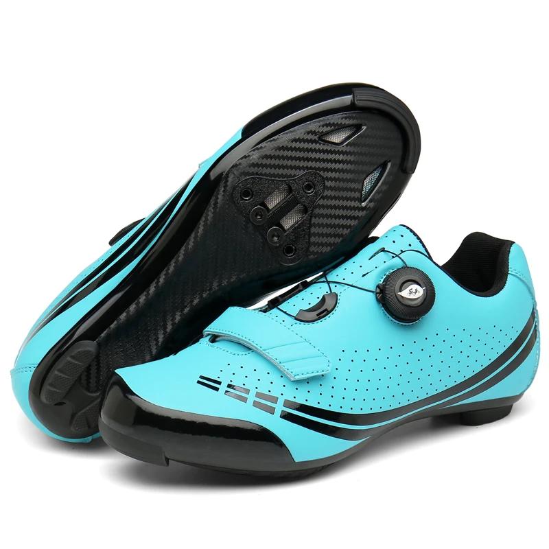 Men New Road Cycling Boots Shoes Unisex Comfortable Cleat MTB Dirt Bike Flat Racing Women Bicycle Mountain Speed Sneaker