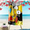 Bart Simpson  Art Print Beach Towel, Large Soft Quick Dry Towel for Beach Camping Swimming
