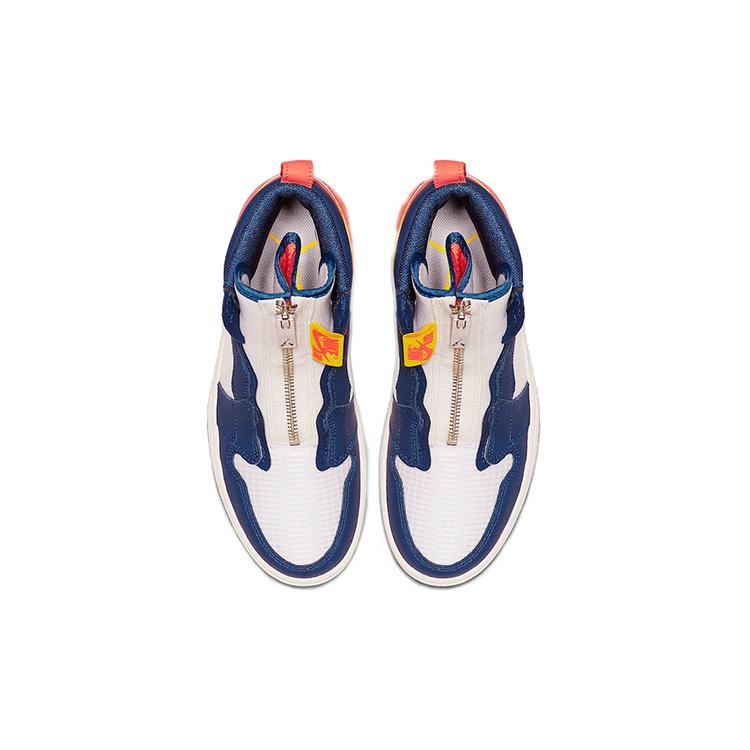 Air Jordan 1 High Zip 'Blue Void Citron' Женские AQ3742-100