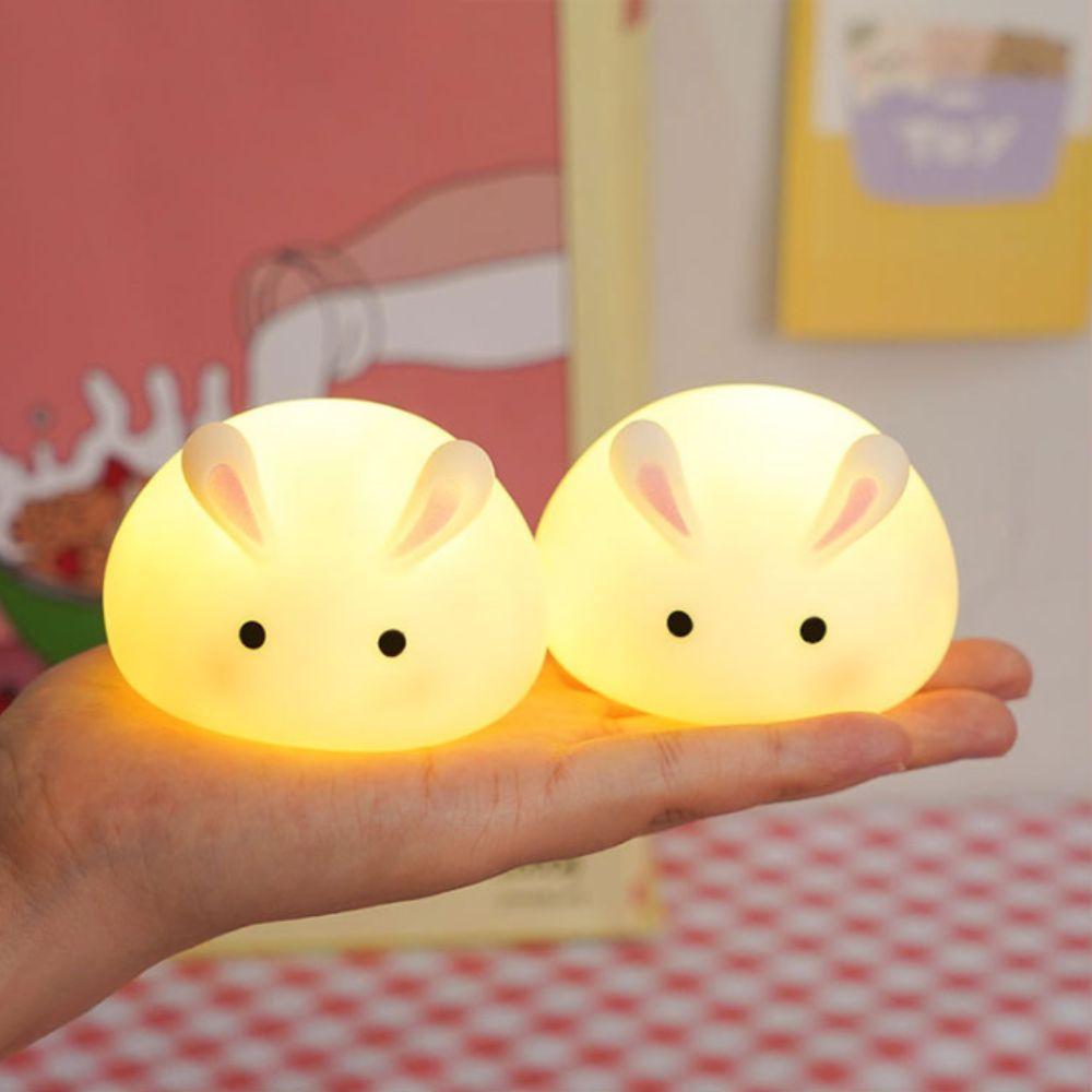 Rabbit Design Mini Night Lamp Aesthetic Design Atmosphere Lamp Decorative Lamp  Children's Gift