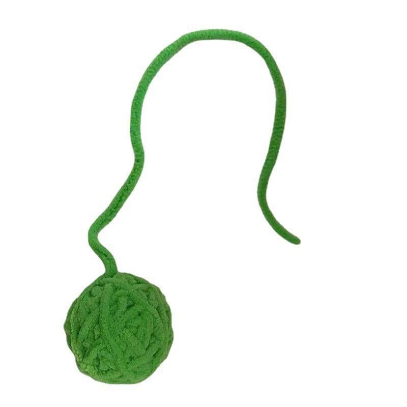 Игрушки для питомцев Разноцветные шерстяные мячики Мячики со встроенными колокольчиками Игрушки для кошек