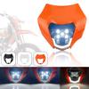 Светодиодная маска фары мотоцикла для KTM 2012 2013 2014 2015 2016 EXC SX XC XCF XCW 125 до 500 Эндуро Питбайк Пластина фары Запчасти