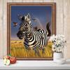 5D Алмазная картина Животное Алмазная вышивка Черно-белая Зебра Вышивка крестом