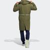 adidas Ветрозащитная теплая куртка-пуховик «три в одном» с длинным рукавом, унисекс, цвет армейский зеленый H13848