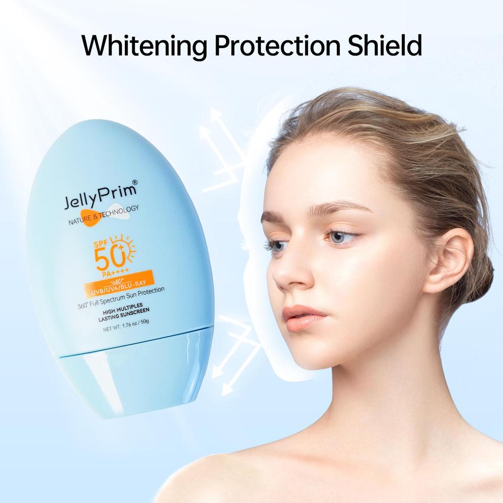 Солнцезащитный крем SPF 50 2023, солнцезащитный крем для лица, увлажняющий, осветляющий, отбеливающий солнцезащитный крем для тела, уход за кожей лица