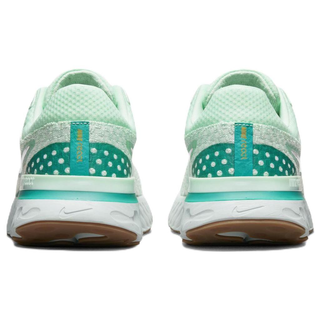 Nike React Infinity Run Flyknit 3 Mint Foam Женские кроссовки Зеленая эмаль-зеленый Нептун-зеленый DD3024-301