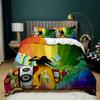 Комплект постельного белья Rainbow Pride с радужными флагами, комплект постельного белья с радужными полосками, мягкий 3D-постельный комплект из микрофибры размера QueenKing Size