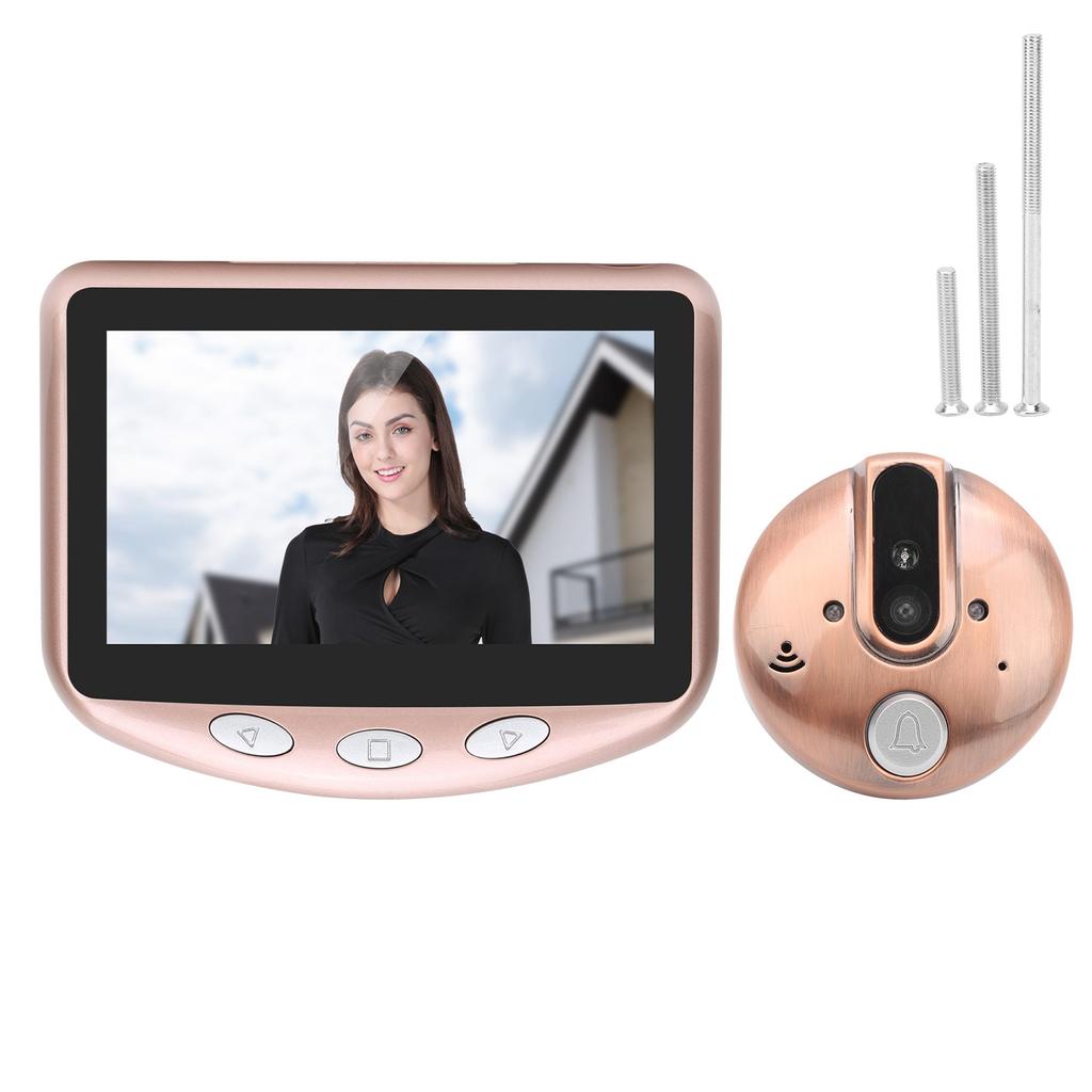 4.3in 720P Видеодомофон Камера 120 градусов Широкоугольный Инфракрасный Ночное Видение Для Дома