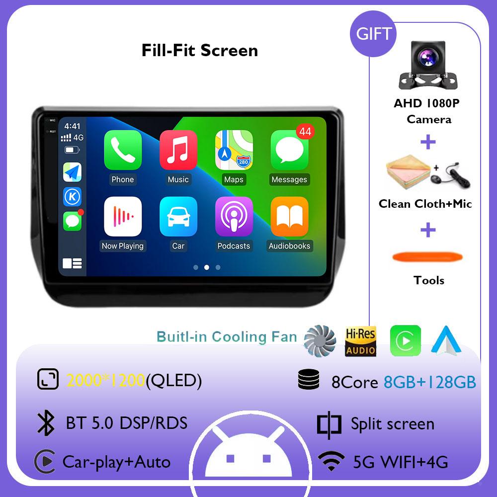 Автомобильное радио Android 14 Мультимедиа Навигация Беспроводной Carplay Авто Стерео Экран Для Hyundai H1 2 Grand Starex TQ 2017 - 2022