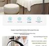16" 20W LED Half-Moon Beauty Floor Lamp for Bedside, Tattooing, Manicure, Eyebrow, and Eyelash with Eye Protection U-Shaped Fill Light.