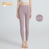 Женские осенние леггинсы с высокой талией из антибактериального хлопка 3A — облегающие, теплые и приподнимающие бедра.
