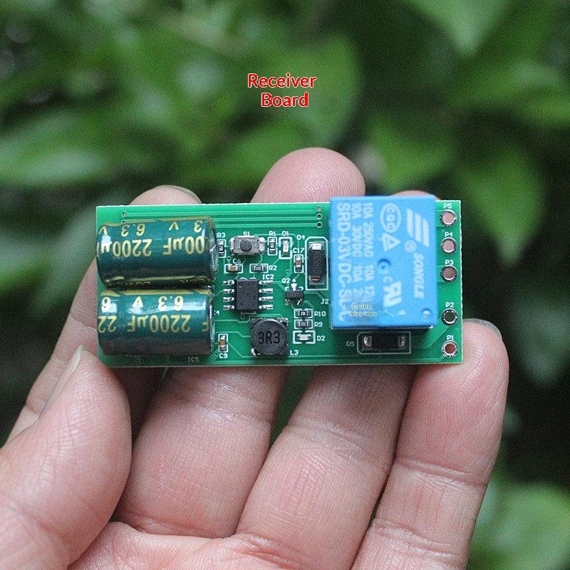 Wireless Control Relay Switch Kit for Motor and LED Light Board Module 12V DIY Automation High Compatibility Remote