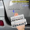 Glossy Black Silvery ABS Sticker Car Rear Trunk Body Emblem For Renault Koleos Duster Megane 2 3 4 Logan Clio Captur Espace RS T444