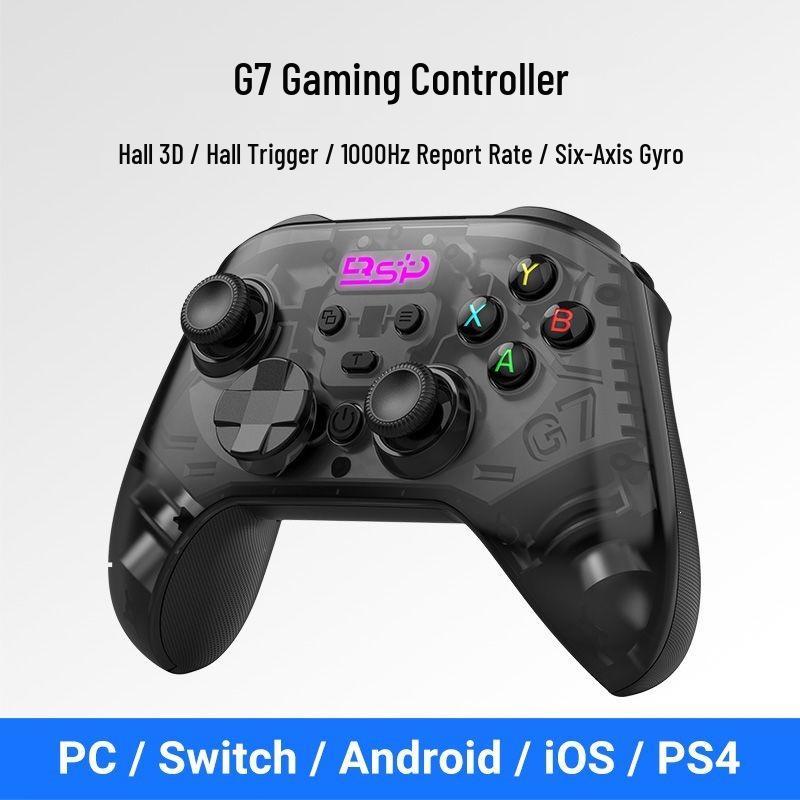 Беспроводной игровой контроллер G6: Трехрежимный, Bluetooth и 2,4G для ПК, Steam, iOS и Nintendo Switch