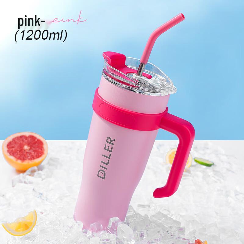 Dileber MLH9122 1200ml Dual-Drink Insulated Tumbler