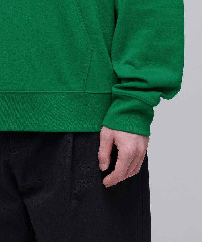Свободная толстовка с капюшоном из махровой ткани [Jolly Green]