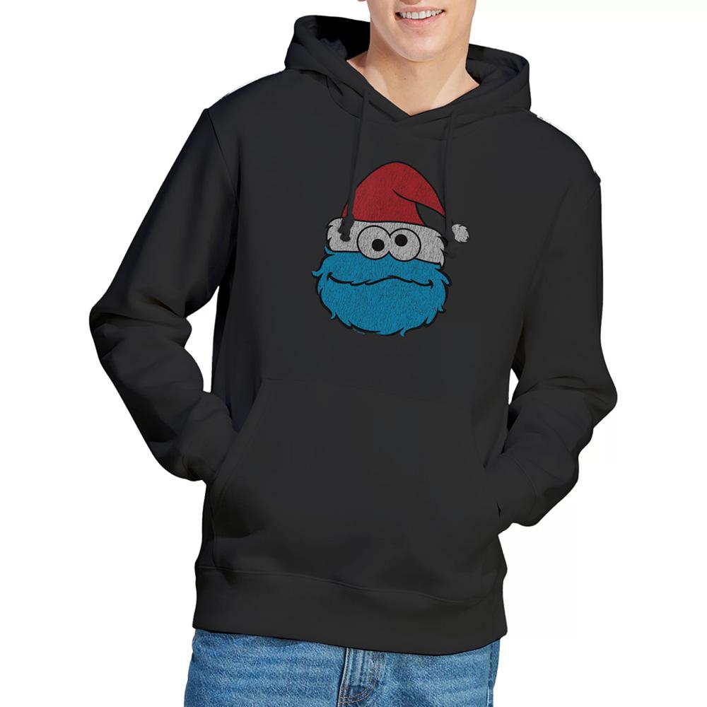 Sesame Street Unisex Adult Cookie Monster Christmas Hoodie