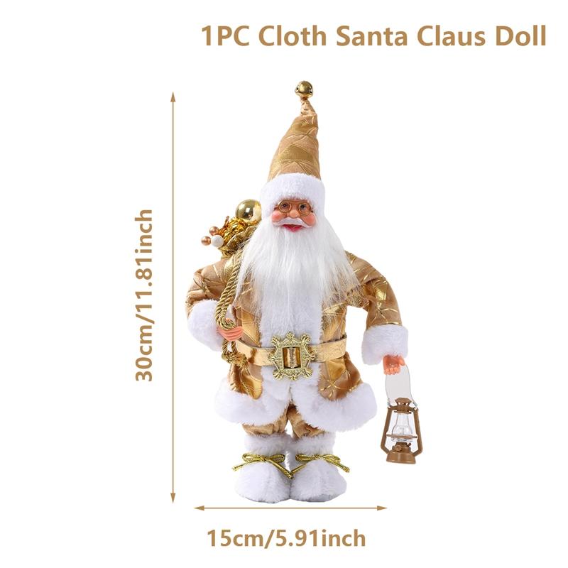 Christmas Santa Claus Figuette Decoration Christmas Party Decoration Kids Xmas Santa Claus Navidad Natal New Gift