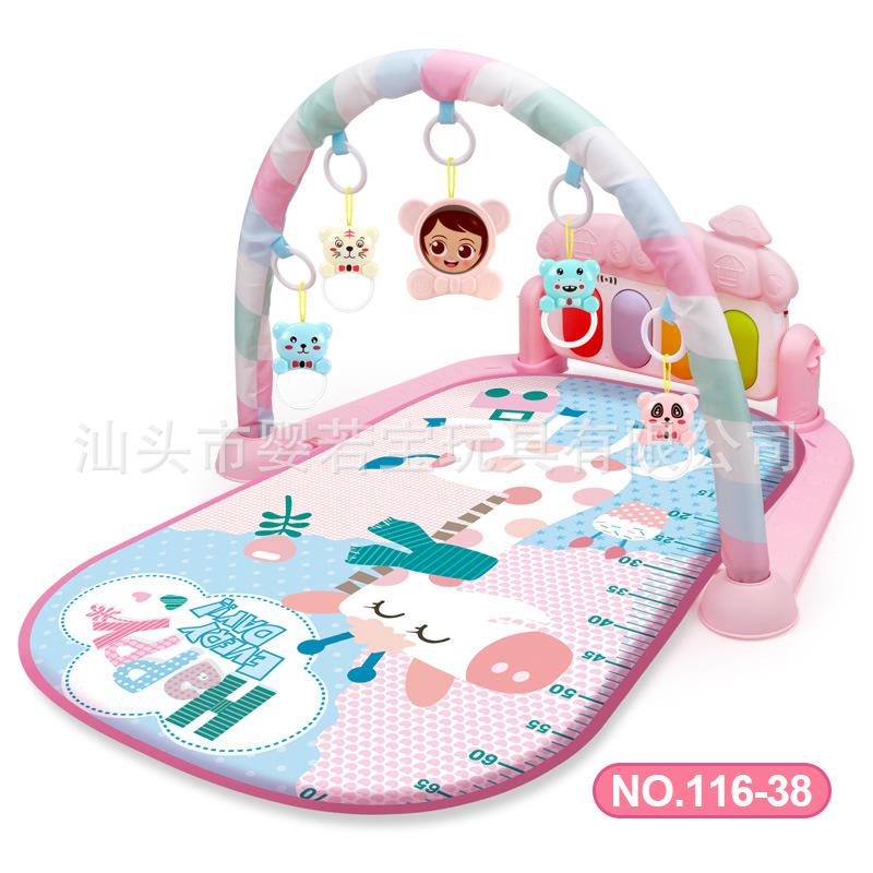 Fitness Stand Baby Music Pedal Piano Game Mat Baby Foot Piano 36 Month Old Newborn Toy