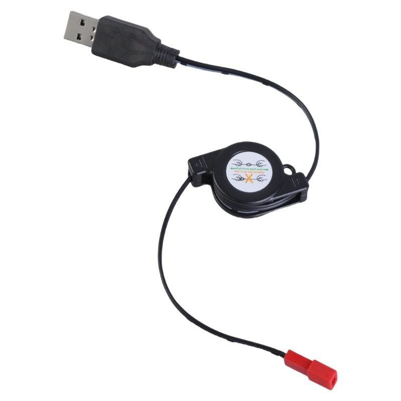 Универсальный USB-кабель для зарядки JST Female 3,7 В 500 мА для квадрокоптеров и игрушечных дронов со светодиодным индикатором