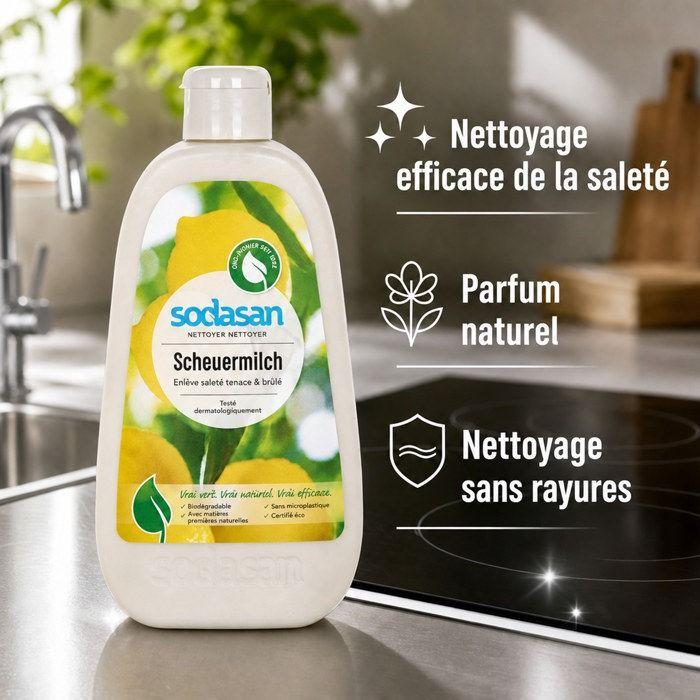 Crème à récurer, nettoyant cuisine naturel, 500 ml