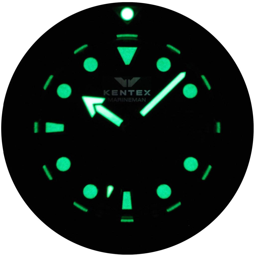 Механические автоматические часы 200M водонепроницаемые Marineman Seahorse II Divers черные [KENTEX] S706M-23 мужские