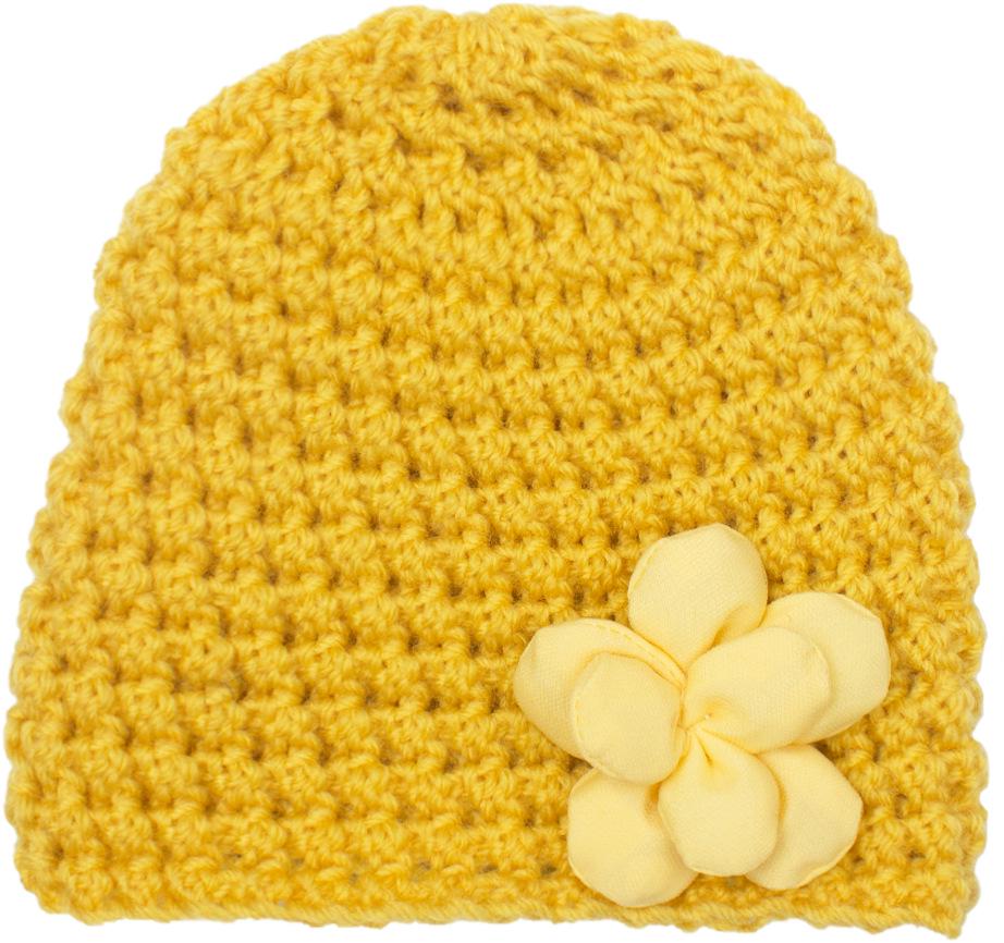 European & American Winter Knitted Wool Baby Hat with Small Flowers - Multicolor, Warm Pullover Design