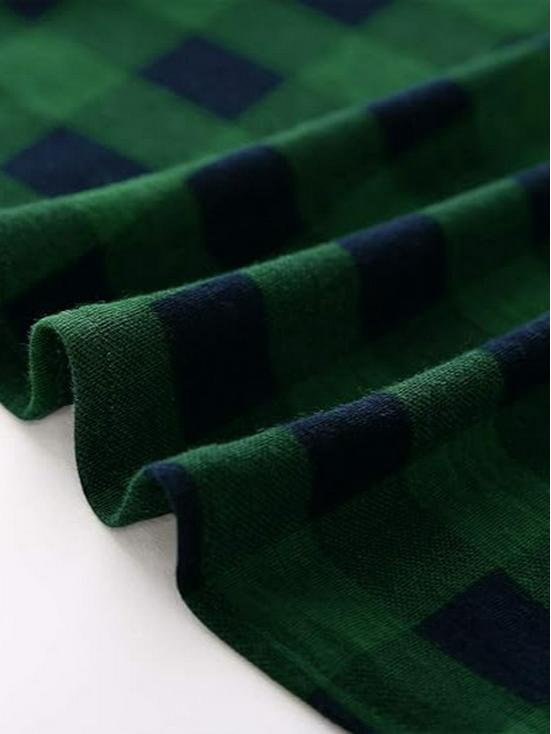 Женский приталенный топ в ретро-клетку с длинным рукавом, Осень/Зима 2026