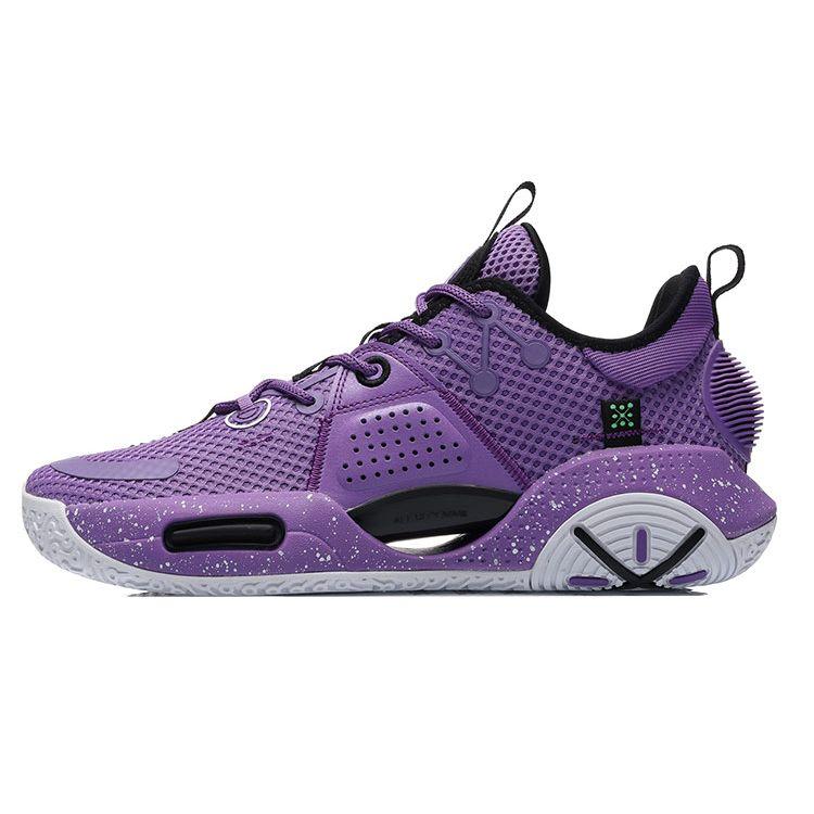 Li-Ning Мужские кроссовки Wade All City 9 V1.5 лавандовые фиолетовые ABAR015-3