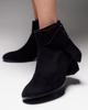 Ботинки женские 42071 40 черные замша