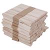 400Pcs Ice Cream Sticks Natural Wood Craft Sticks DIY Ice Bar Stick Kitchen Supplies
