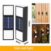 4 шт. Солнечный настенный светильник, уличный водонепроницаемый светильник на солнечной батарее, освещающий вверх и вниз дом, сад, крыльцо, двор, гараж, украшение
