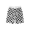Vans Повседневные спортивные шорты в шахматном стиле с цветными блоками, унисекс, черные, белые VN0A7PZDYAO