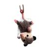 Crochet Rearview Mirror Accessory Handmade Knitted Screaming Possum Ornament  For Car Interior