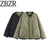 Za Autumn New Arrivals Women's Clothing Zr European and American Style Fashionable and Unique Reversible Cotton Jacket 2969240 031