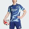 Adidas Аякс Амстердам SS25 25/26 Гостевая Удобная Простая Приталенная Версия для болельщиков Футболка с коротким рукавом Мужские топы JP1447