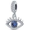 Charms Beads 925 Silver Pink Perfume Bottle Letter Luminous Firefly Tarot Card Beads Fit DIY Bracelets Jewelry
