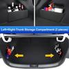 For Leapmotor C10 2024 2025 Car Thicken Trunk Side Partition Trunk Storage Partition Multifunction Storage Box Auto Interior