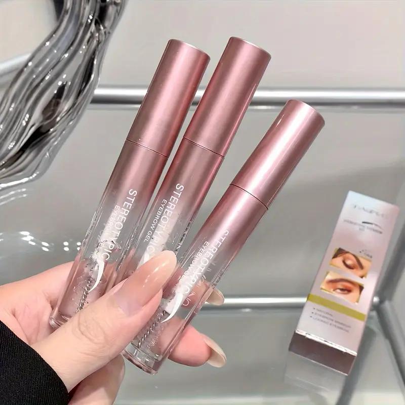 3D Three-dimensional Shaping Setting Eyebrow Glue Long Lasting Waterproof Quick Drying Eyebrow Glue, Natural Wild Eyebrow Styling
