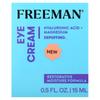 Freeman Beauty Restorative Eye Cream, Swelling Reduction, 0.5 Fl Oz (15 Ml)