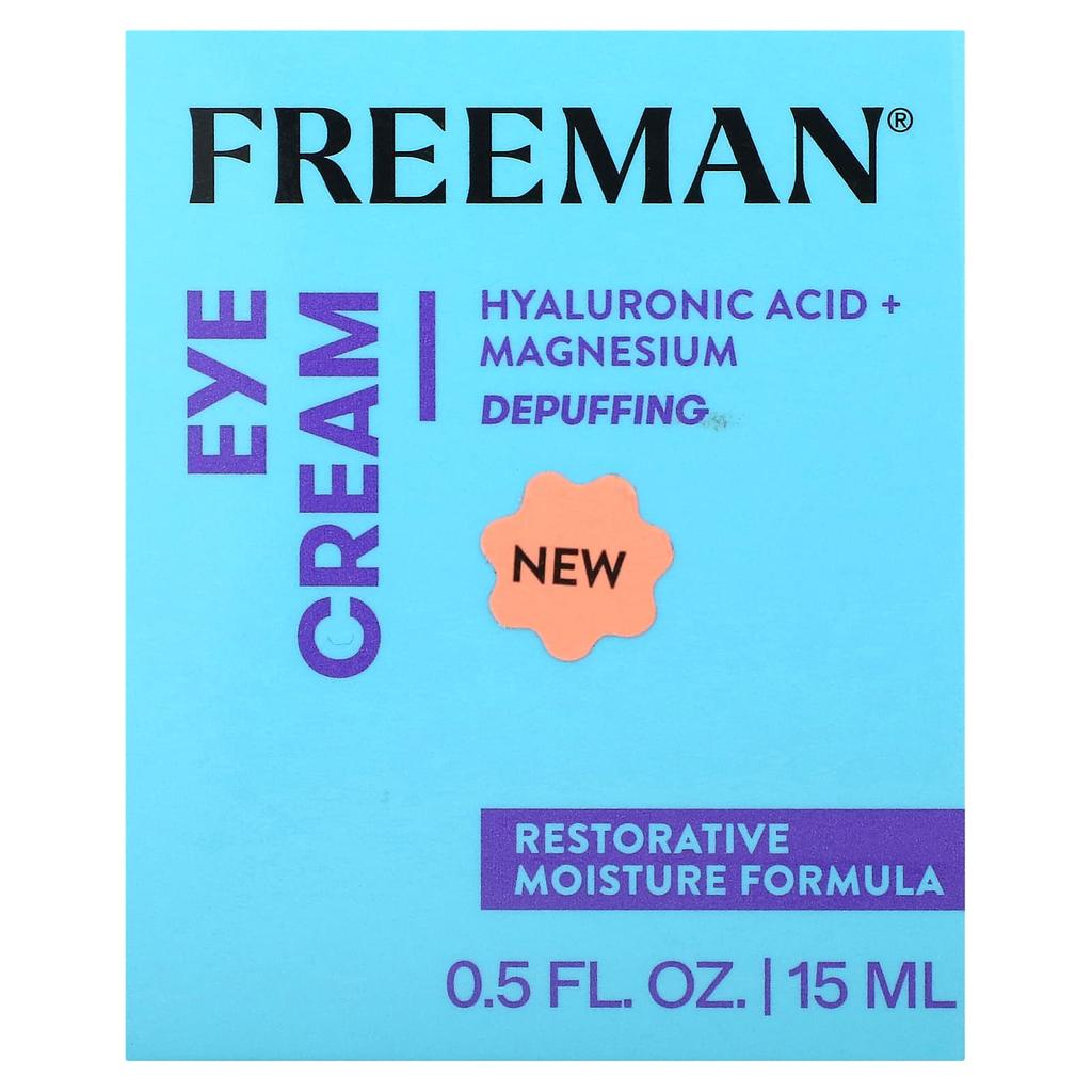 Freeman Beauty Restorative Eye Cream, Swelling Reduction, 0.5 Fl Oz (15 Ml)