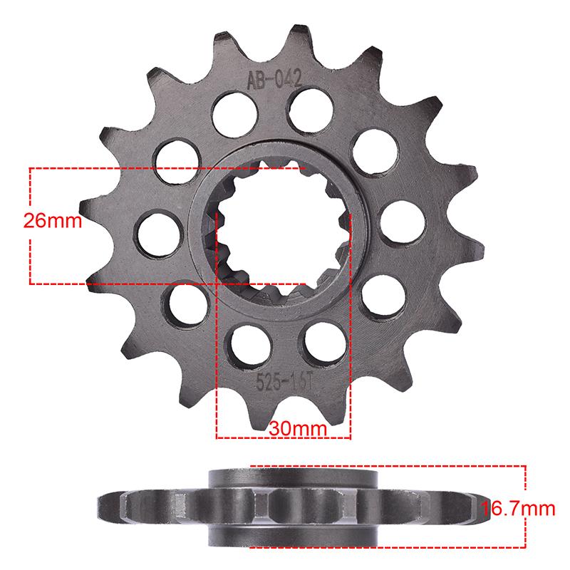 525 40T 42T 45T Front Rear Sprocket Gear Wheel for Honda CBR600 CBR 600 F4i CBR1000 NT1100 CBR 1000 Fireblade