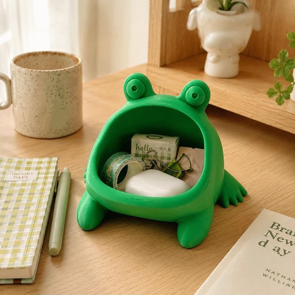3D Printed Desktop Organizer Big Mouth Jewelry Dish Tray Multi-purpose Ring Holder Home Decoration