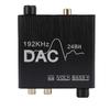 Цифро-аналоговый преобразователь звука 192 кГц 24 бита USB с регулировкой громкости с оптическим кабелем 3,5 мм разъем