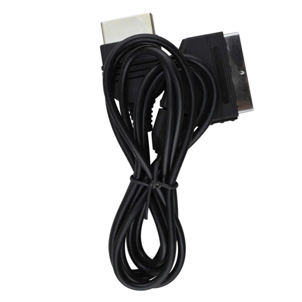 Высококачественный черный 6 футов 1,8 м RGB AV Scart кабель для XBOX Original Classic